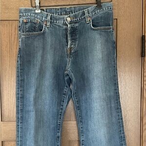 Lucky Brand Women's Straight Leg Blue Jeans Size 10 long inseam